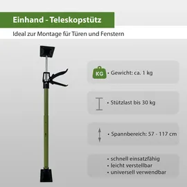 Baumarktplus Türspanner Zargenspanner 57 - 117 cm