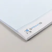 100 Schutzkanten für Schreibtischblocks, selbstklebend transparent, Weich-PVC