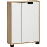 Schildmeyer Emmik Stauraumschrank 59,8 x 19,6 x 85,2 cm Weiß