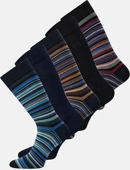 Claudio Socken Bambus 5er-Pack FSC Mehrfarbig 40-47