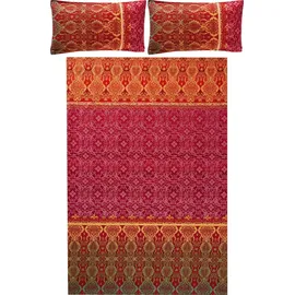 REDBEST Renforcé Rot 200 x 200 cm + 2 x 40 x 80 cm