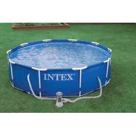 Intex Metal Frame Pool Set 305 x 76 cm inkl. Filterpumpe