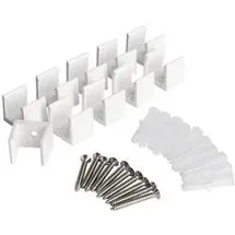 Deko-Light Montageklammern für 230V LED Stripe, 10er Set, IP65, weiß D-930692