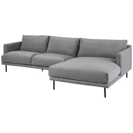 MASSIVMOEBEL24.DE Ecksofa 285x161x81 Silikon-Feder Mix grau TRIENT