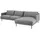MASSIVMOEBEL24.DE Ecksofa 285x161x81 Silikon-Feder Mix grau TRIENT