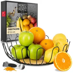 Moritz&Moritz Obstkorb Ø32cm mit 4in1 Zitrusschäler