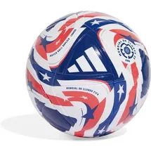 adidas Ball Mundial de Clubes FIFA 25 League, Größe 5 in Weiß WHITE/POBLUE/LUCRED/S