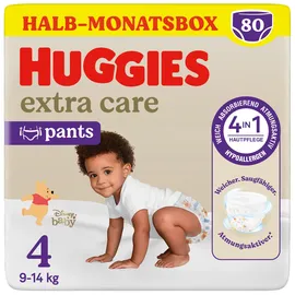 Huggies Pants Extra Care mit Disney-Design Größe 4, 80 Windeln (2x40), Halb-Monatsbox