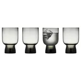 Lyngby Glas Sorrento Gläser 300 ml grau 4 St.