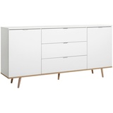 Finori Sideboard Göteborg 180 x 87 x 40 cm weiß