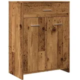 vidaXL Badschrank Altholz-optik 60x33x80 cm Holzwerkstoff
