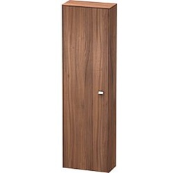 Duravit Brioso Hochschrank BR1321L1079 520x1770x240mm, Nussbaum Natur/Chrom, Tür links