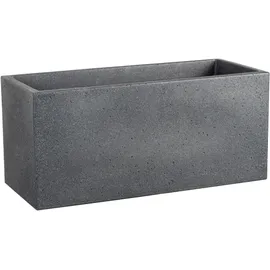 Scheurich Pflanzgefäß C-Cube Long Serie 240 schwarz granit 60 cm