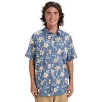 QUIKSILVER Kurzarmhemd Blau M