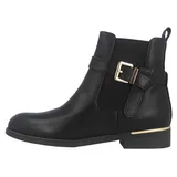 Fitters Footwear Kira Stiefeletten in Übergrößen Schwarz 2AA0211307 Black große Damenschuhe - Schwarz - 42