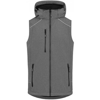 Promodoro Funktionsweste Herren Softshell Vest wasserdichte Reißverschlüsse 4XL