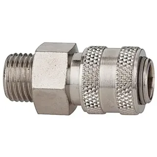 Riegler Schnellverschlusskupplung NW 5 »connect line«, MS vern., G 1/4 AG