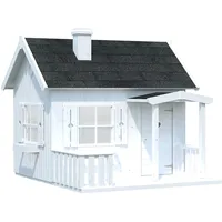 Palmako Spielhaus Otto 3,6 m2 Weiß Grundiert 266 cm x 266 cm