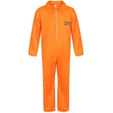 Josamogre Geflüchteter Gefangener Kostüm Overall Herren Gefangenenkostüm Orange Halloween Adult Cosplay s - S
