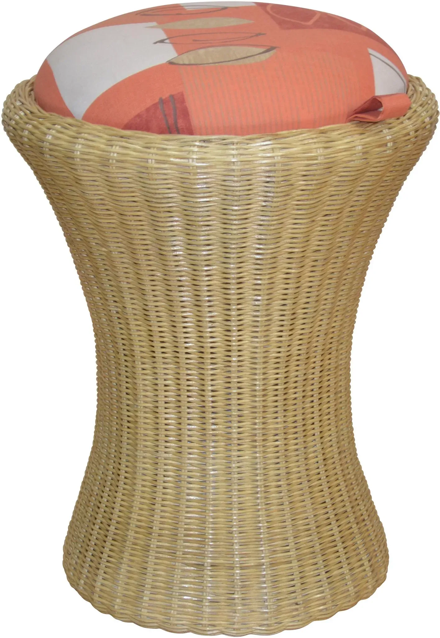 Truhe HOME AFFAIRE Truhen Gr. Ø 42 cm, beige (natur) Wäschesitzhocker mit Stauraum