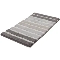 KLEINE WOLKE Badteppich Phoenix Silbergrau 70 x 120 cm