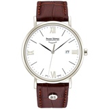 Bruno Söhnle Herren Analog Quarz Uhr mit Leder Armband 17-13085-971