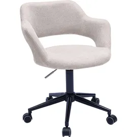 miliboo Jessy Design-Stoff Beige