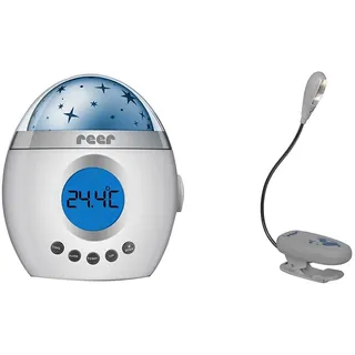 reer 52050 MyMagicStarlight Einschlaflicht mit Sternenprojektor und Musikfunktion & 52010 Mummy and Me LED-Still-Licht