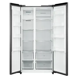 Cecotec Bolero Coolmarket SBS 592 Side-by-Side (592 l, 1775 mm hoch, Silber)