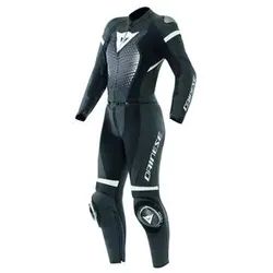 Dainese Fulminea Damen Zweiteiler Lederkombi schwarz unisex, 36