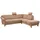 Home Affaire Ecksofa »Trondheim L-Form« mit Federkern braun