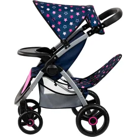 Bayer Twin Star Sterne Blau/Pink