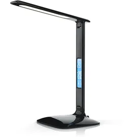 Brandson Schreibtischlampe, LED, Dimmbar, Farbwechsel, Temperatur-, Alarm- & Kalenderfunktion, Tischlampe -