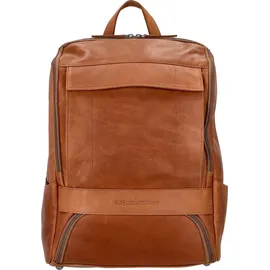 The Chesterfield Brand Rich Business-Rucksack Leder 45 cm Laptopfach braun