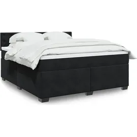 vidaXL Boxspringbett 180 x 200 cm Schwarz