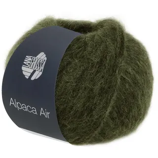 Lana Grossa Alpaca Air Häkelwolle, 140 m grün