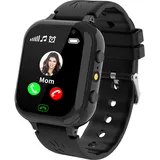 ELEJAFE Smartwatch Kinder, Kinder Smartwatch Telefon mit Anruffunktion 25 Spiele SMS SOS Kamera Musik Wecker Schrittzähler, Smartwatch mit SIM Karte für Mädchen und Jungen 3-12 Jahre Geschenk