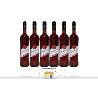 ROTWILD "Dornfelder" Lieblich Rose Wein Jahrgang 2020. 6 x 0,75L alc. 9,5% vol.