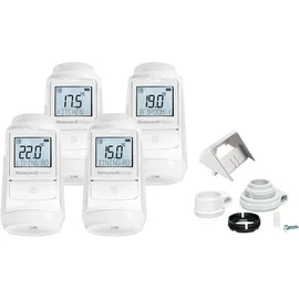 HONEYWELL HOME Evohome Radiator Thermostat 4 Stück mit Adaptern