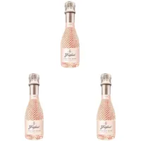 Freixenet Italian Rosé Extra Trocken (1 x 0,2 l) italienischer Spumante in einer eleganten Designerflasche; im Kleinformat ideal für unterwegs; mit dem Geschmack süßer roter Früchte (Packung mit 3)