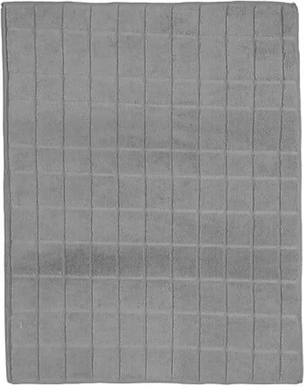 5FIVE Tapis De Vaisselle Microfibre 38x50cm Gris
