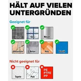 Tesa Küchenutensilienhalter weiß, Einzeladapter, Utensilienhalter, Utensilieneinlage, tesa® Power.Kit Adapter, tesa® Klebeapplikator, Anleitung, Wasserwaage, Rändelmutter