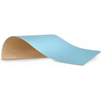 PIETVOSS Schreibtischunterlage aus recyceltem Leder Unterlagenmatte für den Schreibtisch Ökotex-zertifiziert 60 x 35 cm Petrol