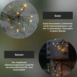 Star Trading LED-Solarlichterkette Firework