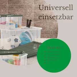 Novatool Aufbewahrungsbox 55 L 3-tlg. anthrazit