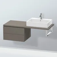 Duravit L-Cube Seitenschrank, 2 Auszüge, LC583809090,