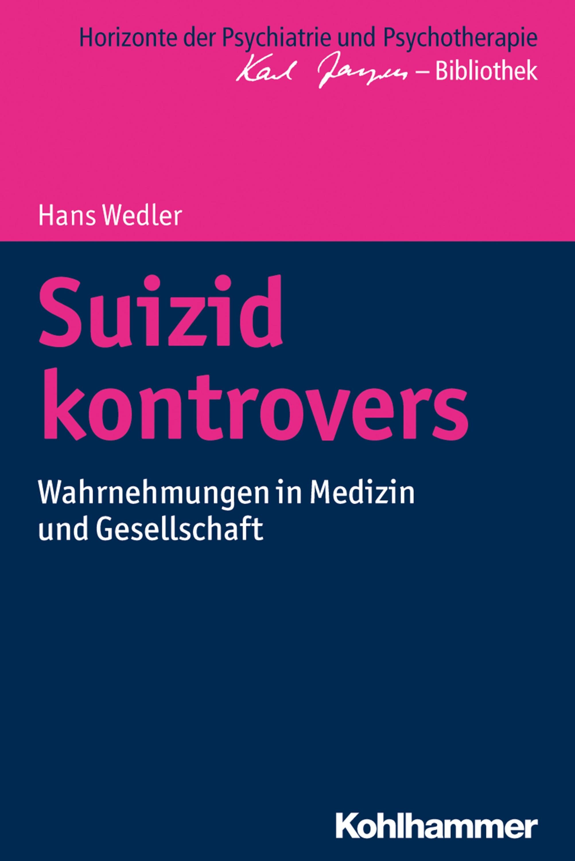 Suizid Kontrovers - Hans Wedler  Kartoniert (TB)