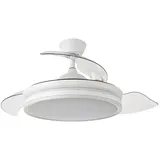 FABRILAMP Bayomo 0 cm Deckenventilator Weiß