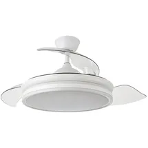 FABRILAMP Bayomo 0 cm Deckenventilator Weiß