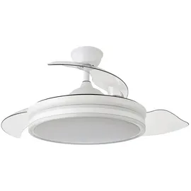FABRILAMP Bayomo 0 cm Deckenventilator Weiß